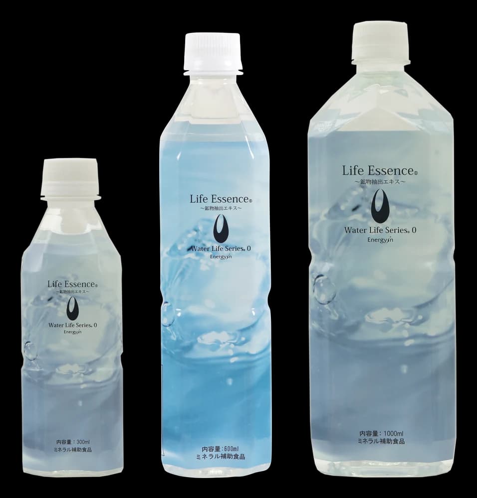 300ml・600ml・1,000mlのライフエッセンス